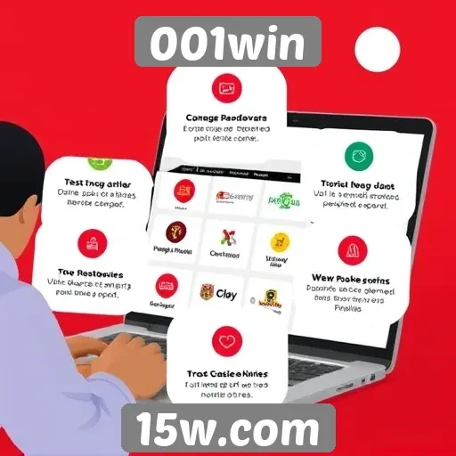 Avaliação das funcionalidades do site 001win