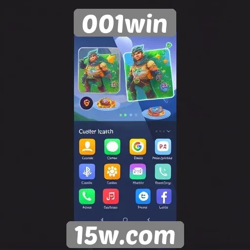Interface de usuário da 001win melhora experiência de jogo
